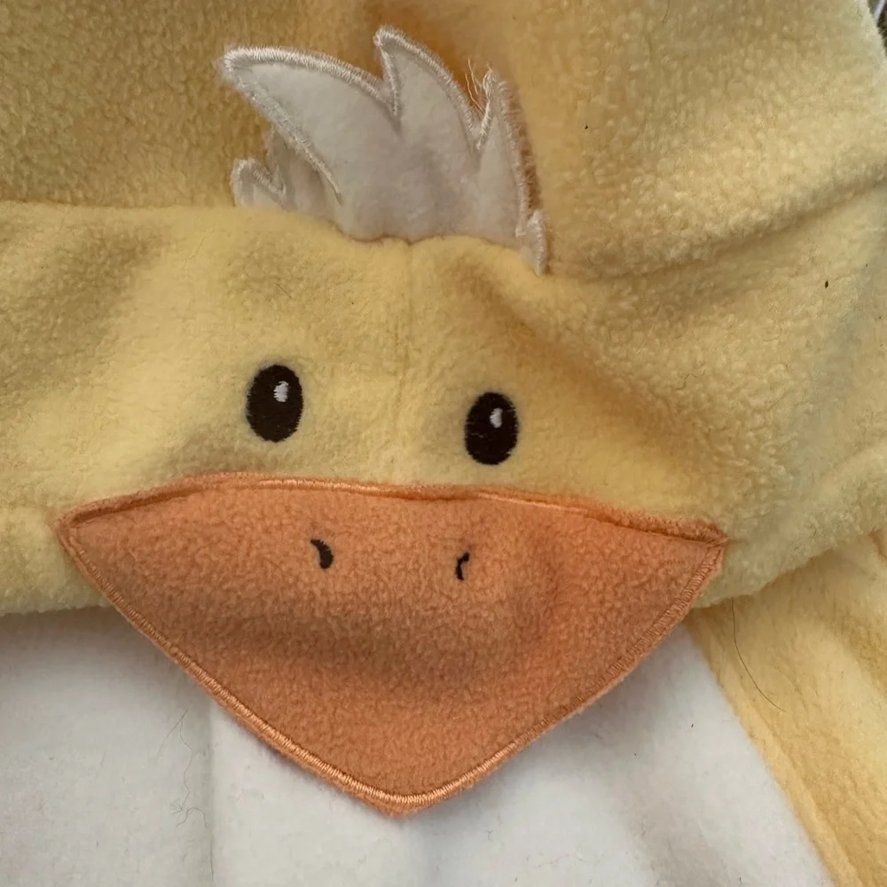 Yellow Duck Hooded Kids One Piece